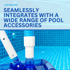 Swimline HydroTools Vacuum Hose kink-resistant swivel cuff