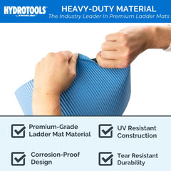 Swimline Pool Ladder Mat rolled up for easy storage