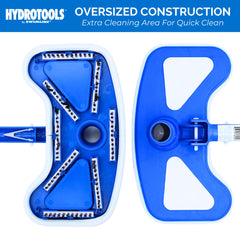 Swimline Pool Vacuum Head Butterfly Design with integrated brush bristles