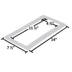 Swimline Widemouth Skimmer Gasket Set package and contents
