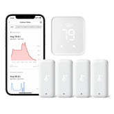 SwitchBot Wi-Fi Humidity Sensor front view with white finish