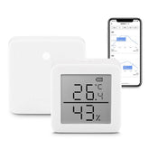 SwitchBot WiFi Hygrometer Thermometer front view with LED screen