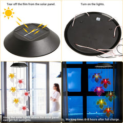 Swivel hook for easy hanging of Toodour Solar Wind Chimes