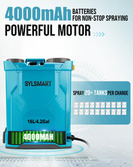 Sylsmart sprayer with 41-inch telescopic wand and nozzles