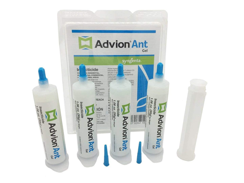 Syngenta Advion Ant Gel box with 4 syringes front view