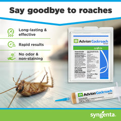 Syngenta Advion Cockroach Gel Bait packaging side view