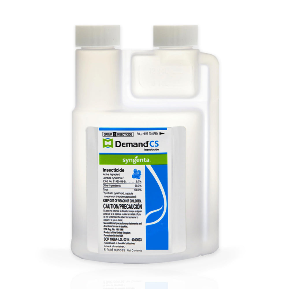Syngenta Demand CS Insecticide 8oz beige bottle front view