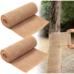 SYWHXY burlap tree protector wrap front view