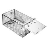 SZHLUX Rat Trap Medium front view, silver color