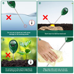 SZHLUX Soil Moisture Meter side view