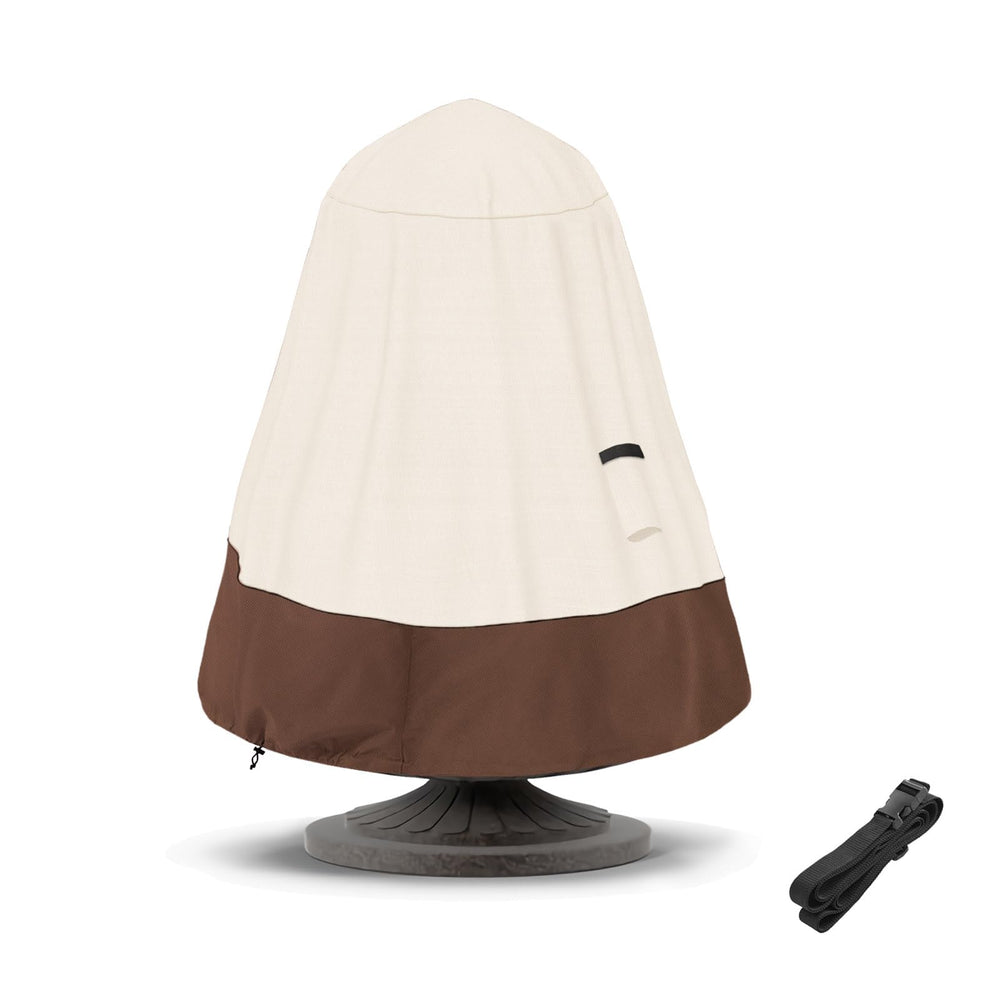 TACOMA Fountain Cover 48" D x 68" H in beige and brown
