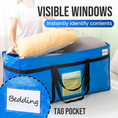 TAILI storage bags stacked flat