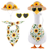 TAKEALOOKO Fall Goose Outfit with plaid pumpkin theme and straw hat