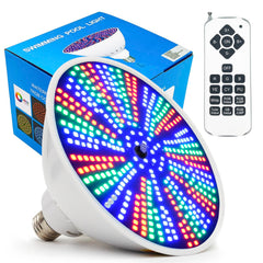 Tandanic 50W Color LED Pool Light Bulb front view
