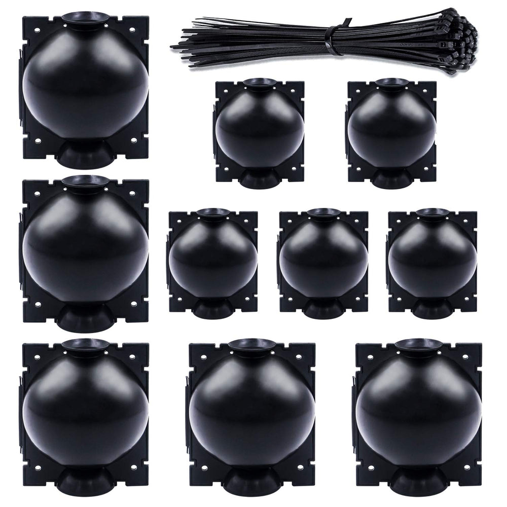Tanzfrosch Tree Root Growing Box 10 pack black plastic front view