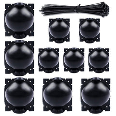 Tanzfrosch Tree Root Growing Box 10 pack black plastic front view