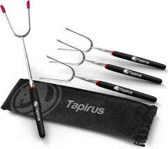 Tapirus Marshmallow Roasting Sticks set of 4 with carrying pouch