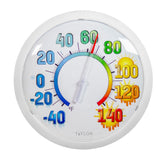 Taylor 13.25 Inch Outdoor Thermometer front view with multicolor design