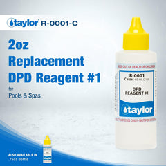 Taylor DPD Reagent #1 packaging with instructions
