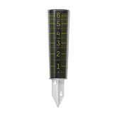 Taylor Glow-In-The-Dark Rain Gauge front view showing measurement markings