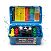 Taylor Pool Water Test Kit K-2006 front view with complete testing solution