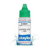 Taylor R-0009-A Sulfuric Acid 12N Reagent 0.75-ounce bottle front view