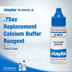 Taylor R-0010-A Calcium Buffer Reagent dropper bottle side view