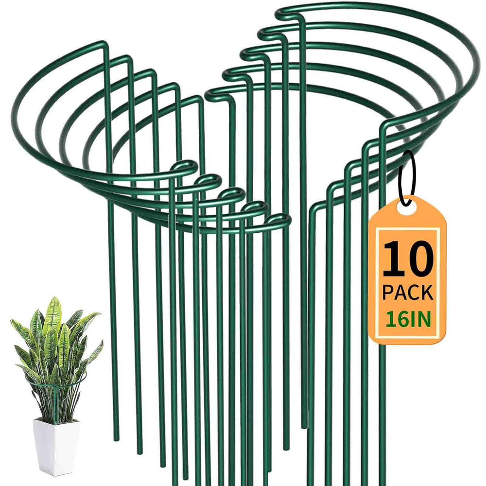 TCBWFY 10 Pack Plant Support Stakes front view