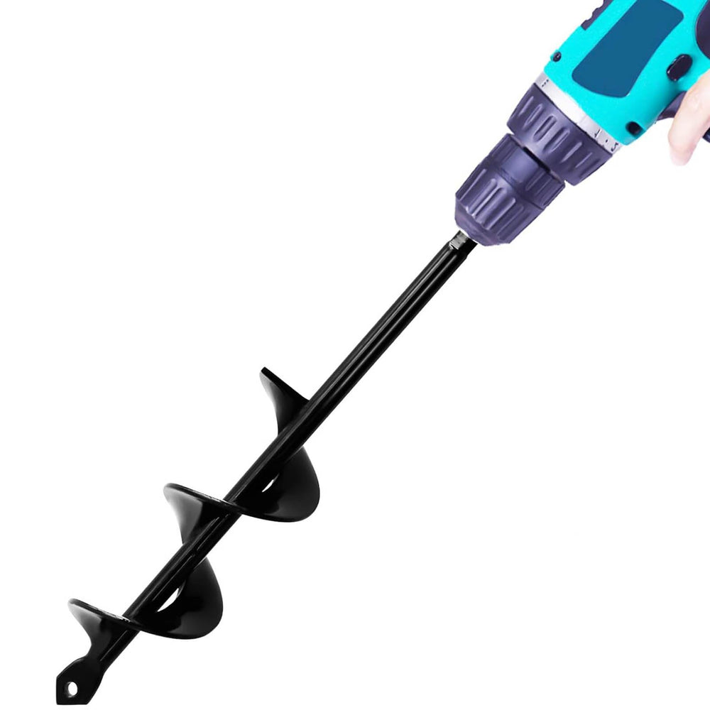 TCBWFY Garden Auger Drill Bit 1.6x9 inch front view