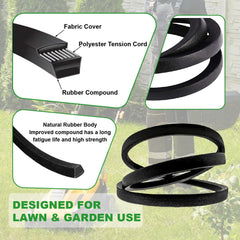 Tcctddos GX20072 mower deck belt packaging