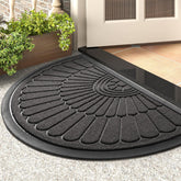 tchdio Door Mat Grey front view 17x30 inches