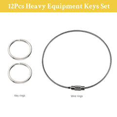 Tecreddy heavy equipment keys in a box