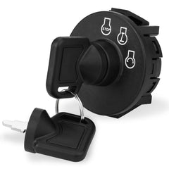 Tecreddy Ignition Switch front view with black finish
