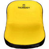 Tecreddy Lawn Mower Seat Cover front view in yellow
