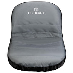 Tecreddy Lawn Mower Seat Cover Gray front view