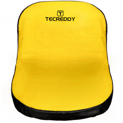 Tecreddy Lawn Mower Seat Cover in yellow, front view