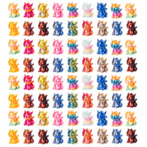 Teenzee Mini 3D Printed Dragon Figurines in assorted colours