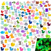 Teenzee Mini Resin Animals Set 150 pcs in portable box