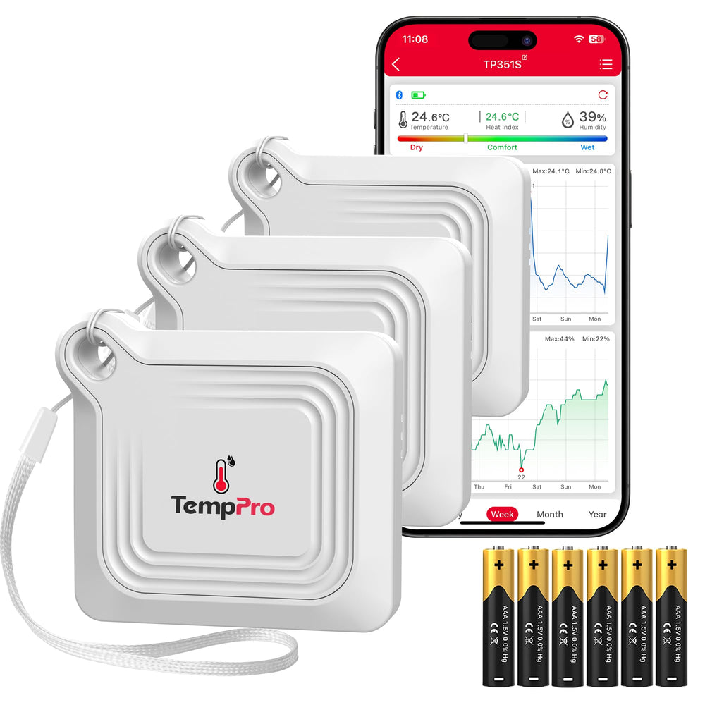 TempPro TempAir Bluetooth Thermometer front view