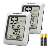 TempPro TempAir Digital Hygrometer front view, white