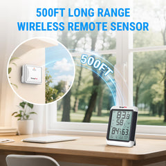 TempPro TempAir Thermometer backlit touchscreen display
