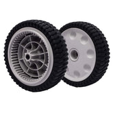 TENGMUJX 8" front drive wheel for lawn mowers, silver colour