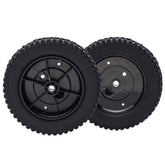 TENGMUJX 9-inch lawn mower rear wheel assembly front view