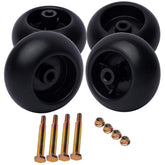 TENGMUJX Lawn Mower Deck Wheels front view