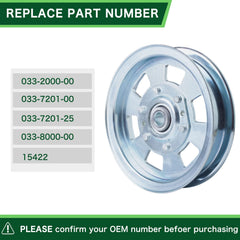 TENGMUJX Lawn Mower Idler Pulley dimensions close-up