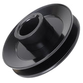 TENGMUJX lawn mower pulley front view with diameter specifications