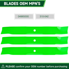 TENGMUJX mower blade installation example