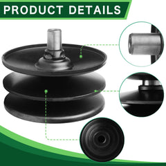 TENGMUJX pulley installed on a lawn mower