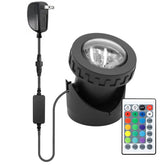 TENSUL pond light front view with RGB colours