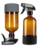 TERESRY 360° Glass Spray Bottle front view, Black & Grey